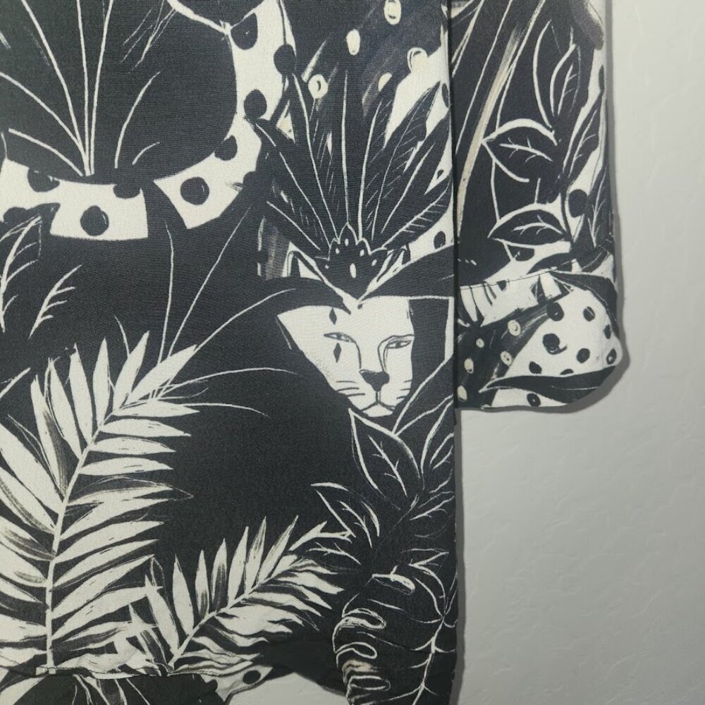 Farm Rio Wrap Dress "Onca de Bolinha" Size Small - Picture 2 of 9